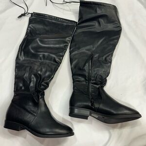 Elegant Black Over the Knee Boots